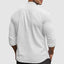 Men’s Mandarin Collar Long Sleeve Button Up Shirt