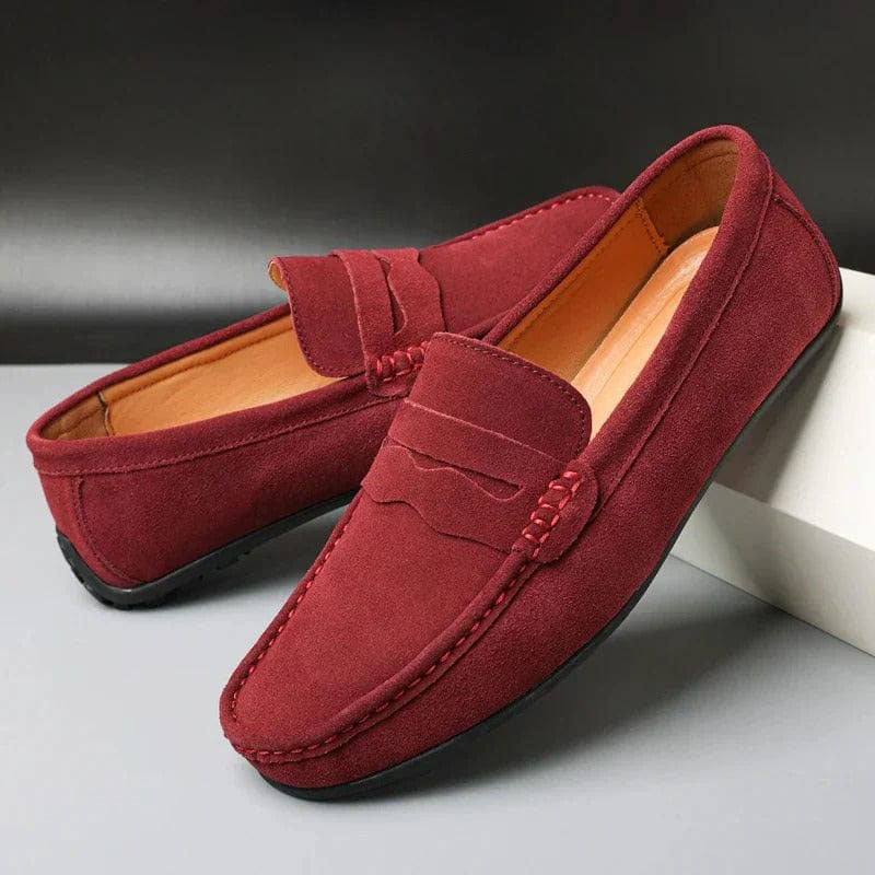 Men’s Moc Toe Slip On Penny Loafers