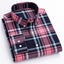 Men’s Plaid Long Sleeve Dress Shirt