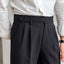 Men’s Pleated Straight Leg Dress Pants