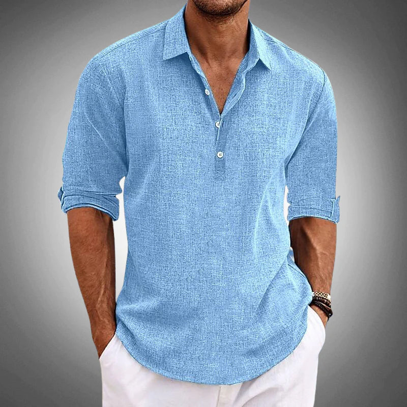 Men’s Slim Fit Popover Shirt