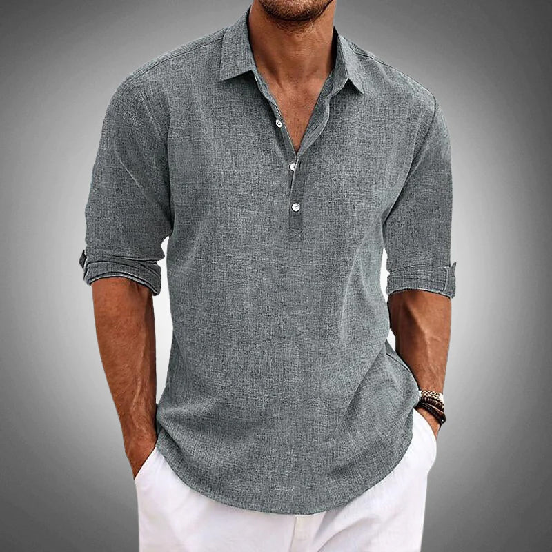 Men’s Slim Fit Popover Shirt