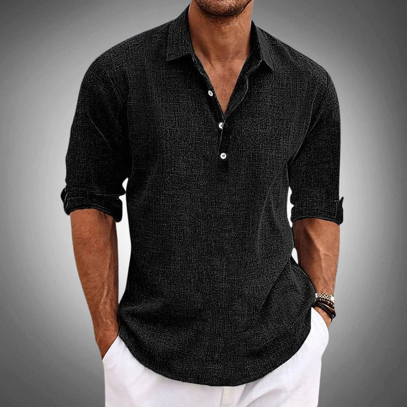 Men’s Slim Fit Popover Shirt