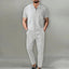 Men’s Short Sleeve Polo Two-Piece Set