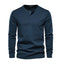 Men’s Slim Fit Long-Sleeve Henley Shirt