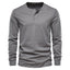 Men’s Slim Fit Long-Sleeve Henley Shirt