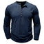 Men’s Slim Fit Long Sleeve Henley T-Shirt