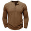 Men’s Slim Fit Long Sleeve Henley T-Shirt