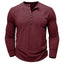 Men’s Slim Fit Long Sleeve Henley T-Shirt