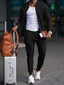 Men’s Slim Fit Zip-Up Tracksuit Set