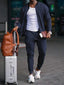 Men’s Slim Fit Zip-Up Tracksuit Set