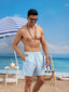 Men’s Blue Striped Beach Shorts