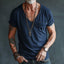 Men’s Breathable V-Neck with Pocket T-Shirt