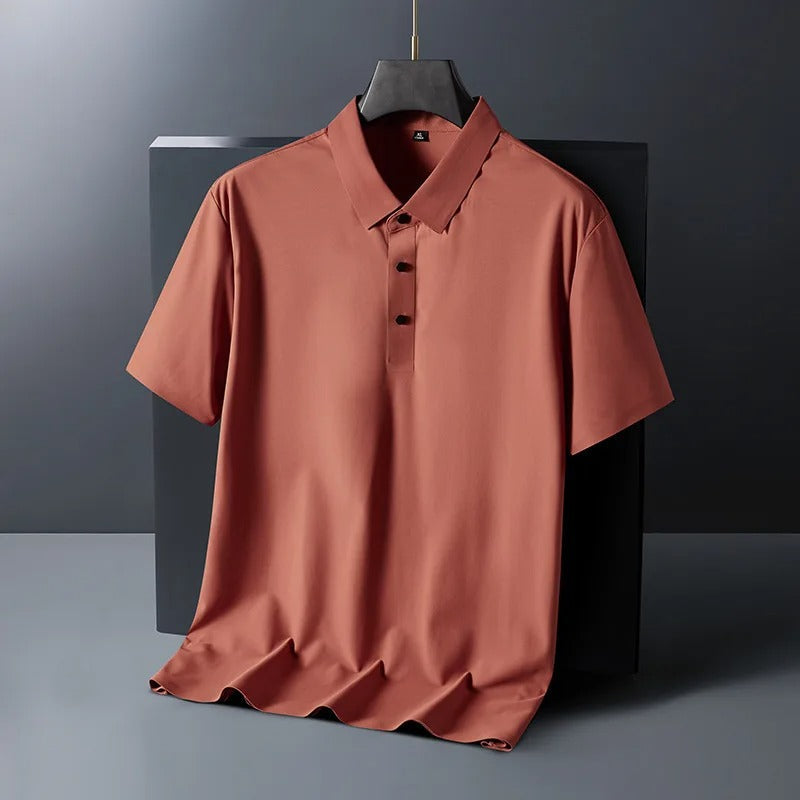 Men’s Classic Button Down Polo Shirt