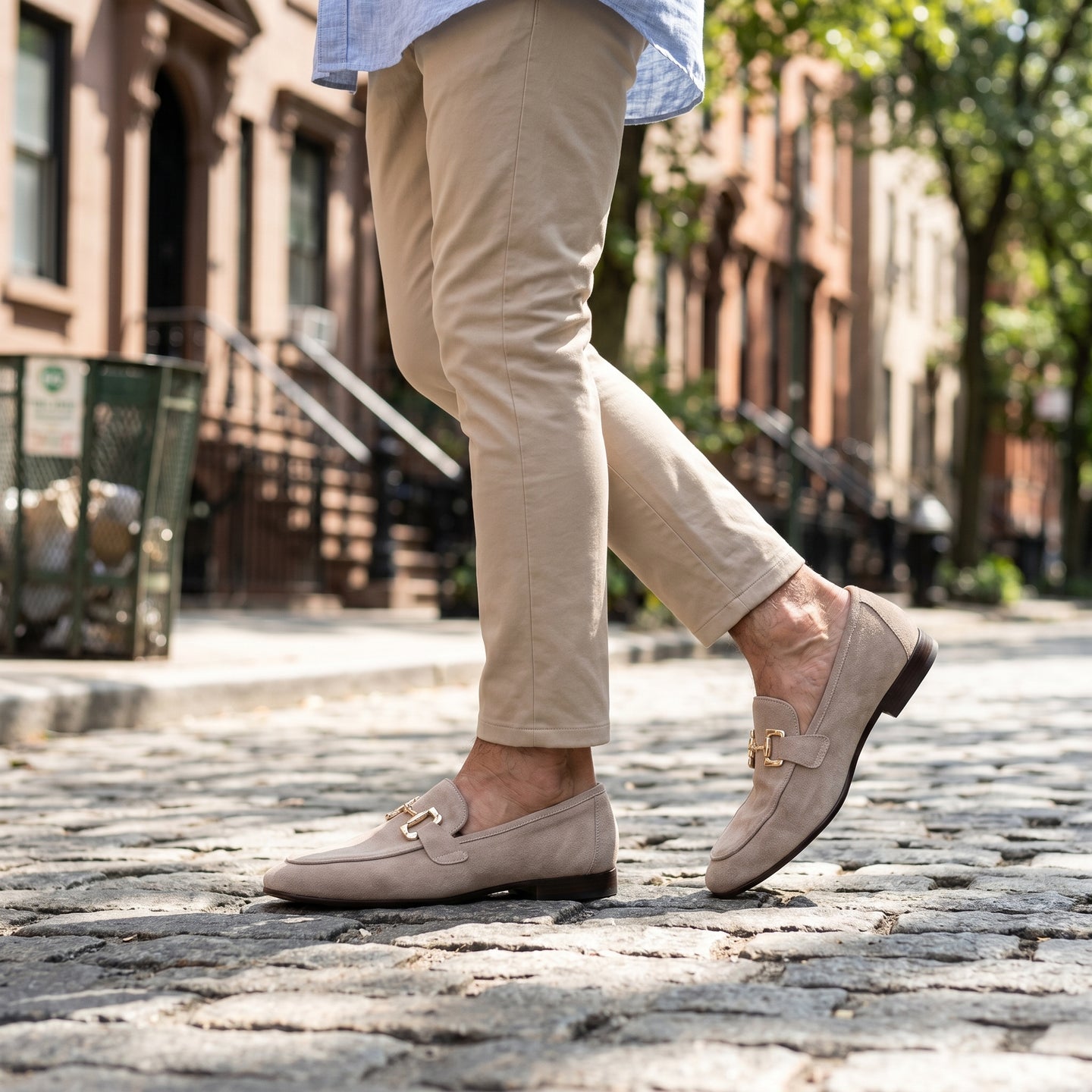 Men's Comfortable Cushioned Slip On Horsebit Loafers