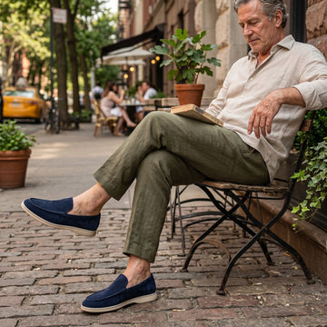 Men's Comfortable Faux Suede Slip On Loafers