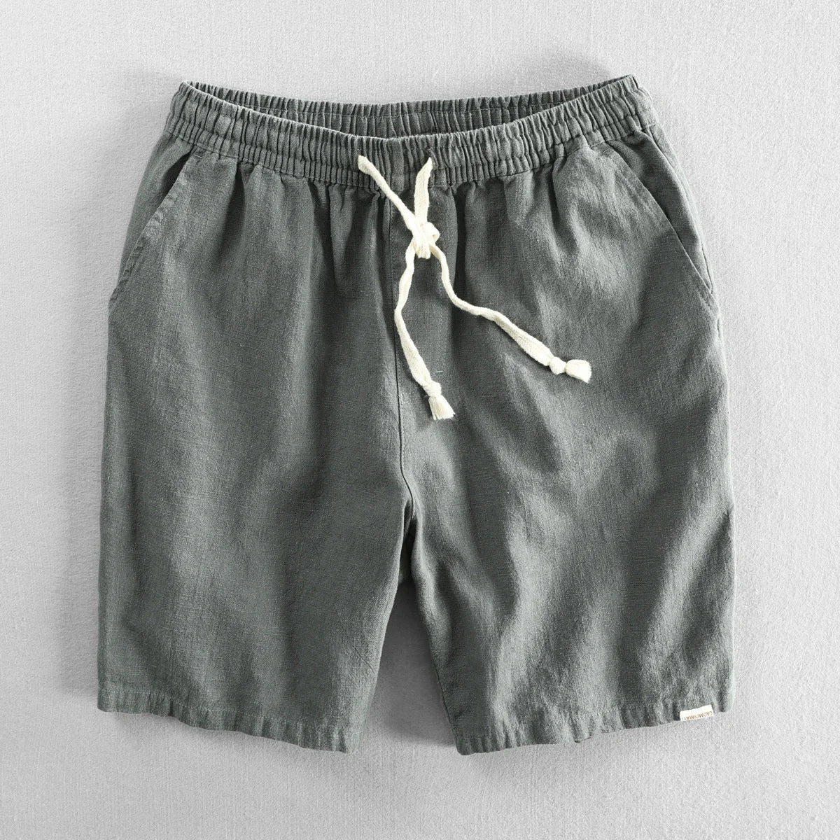 Men's Elastic Waist Drawstring Chino Shorts