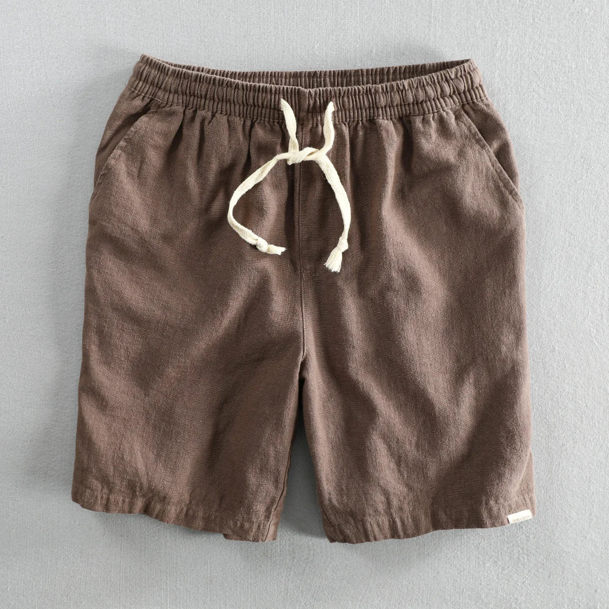 Men's Elastic Waist Drawstring Chino Shorts