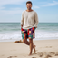 Men’s Geometric Print Beach Shorts
