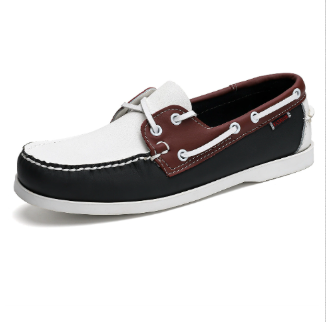 Men's Classic Lace-Up Moccasin Boat Shoes
