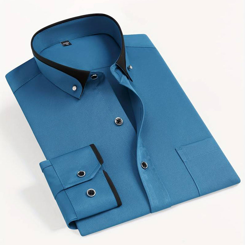Men’s Long Sleeve Button Up Dress Shirt