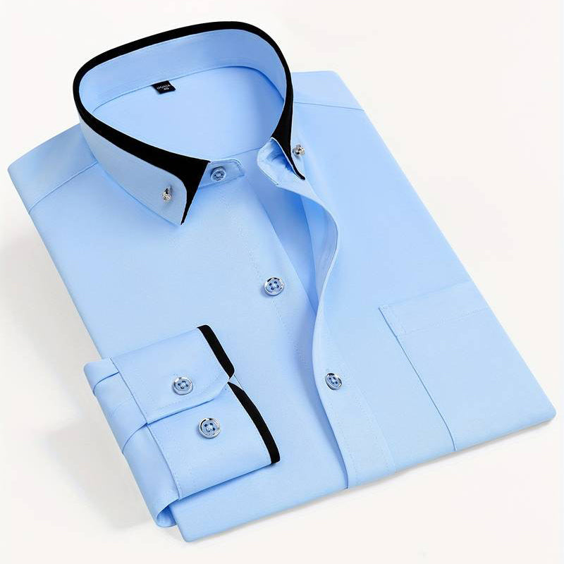 Men’s Long Sleeve Button Up Dress Shirt