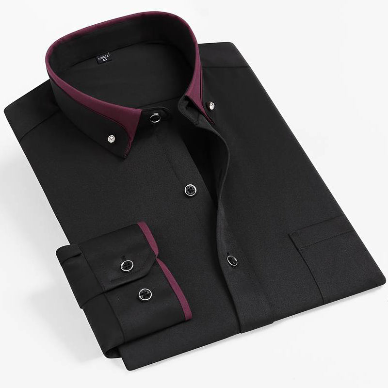 Men’s Long Sleeve Button Up Dress Shirt