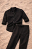 Men's Relaxed Two-Piece Matching Top and Trousers Set