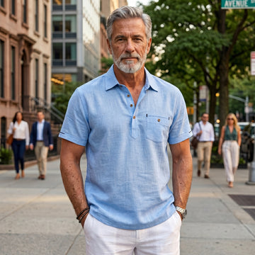Men’s Short-Sleeve Pocket Polo Shirt