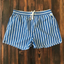Men’s Striped Drawstring Swim Shorts