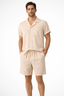 Men’s Summer Casual Buttoned Shirt and Shorts Set