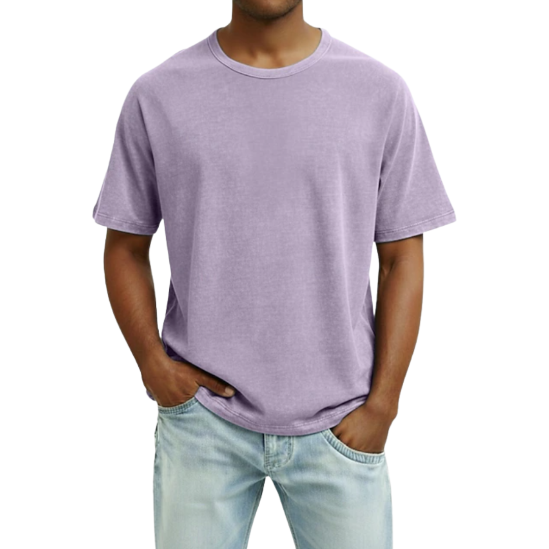 Men’s Washed Crew Neck T-Shirt
