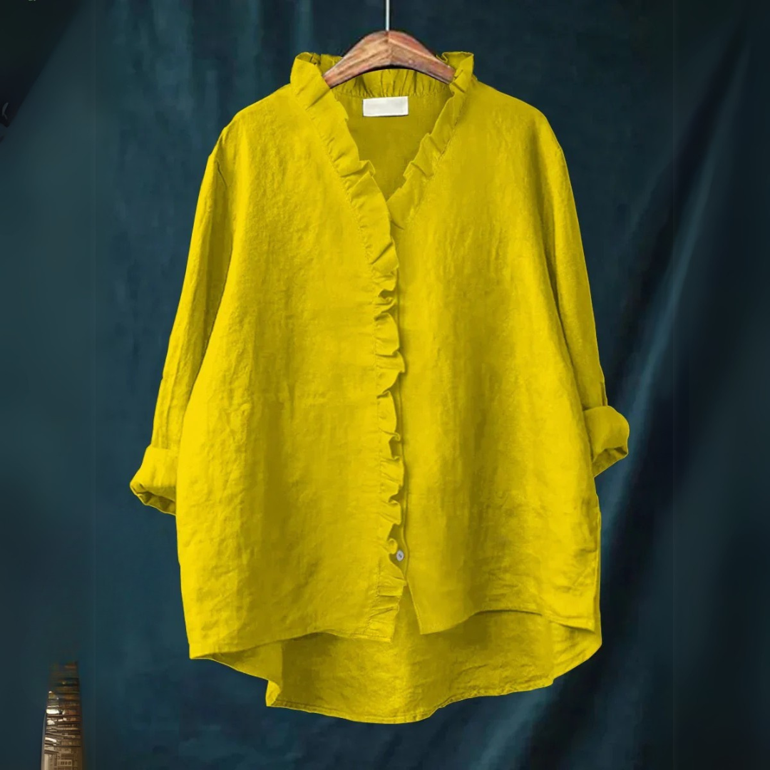 Renée | Casual Shirt With Ruffles
