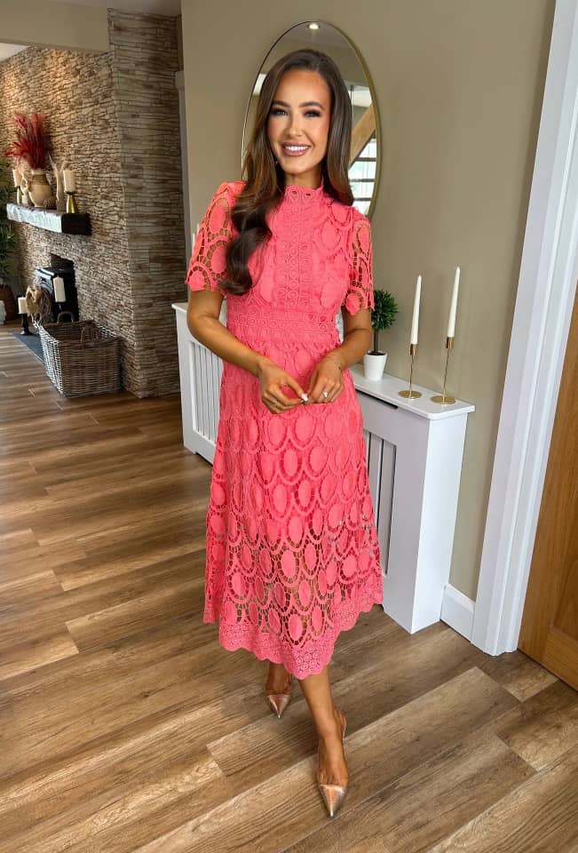 Juliet | Elegance Lace Dress With Tummy Covering Limited Stock