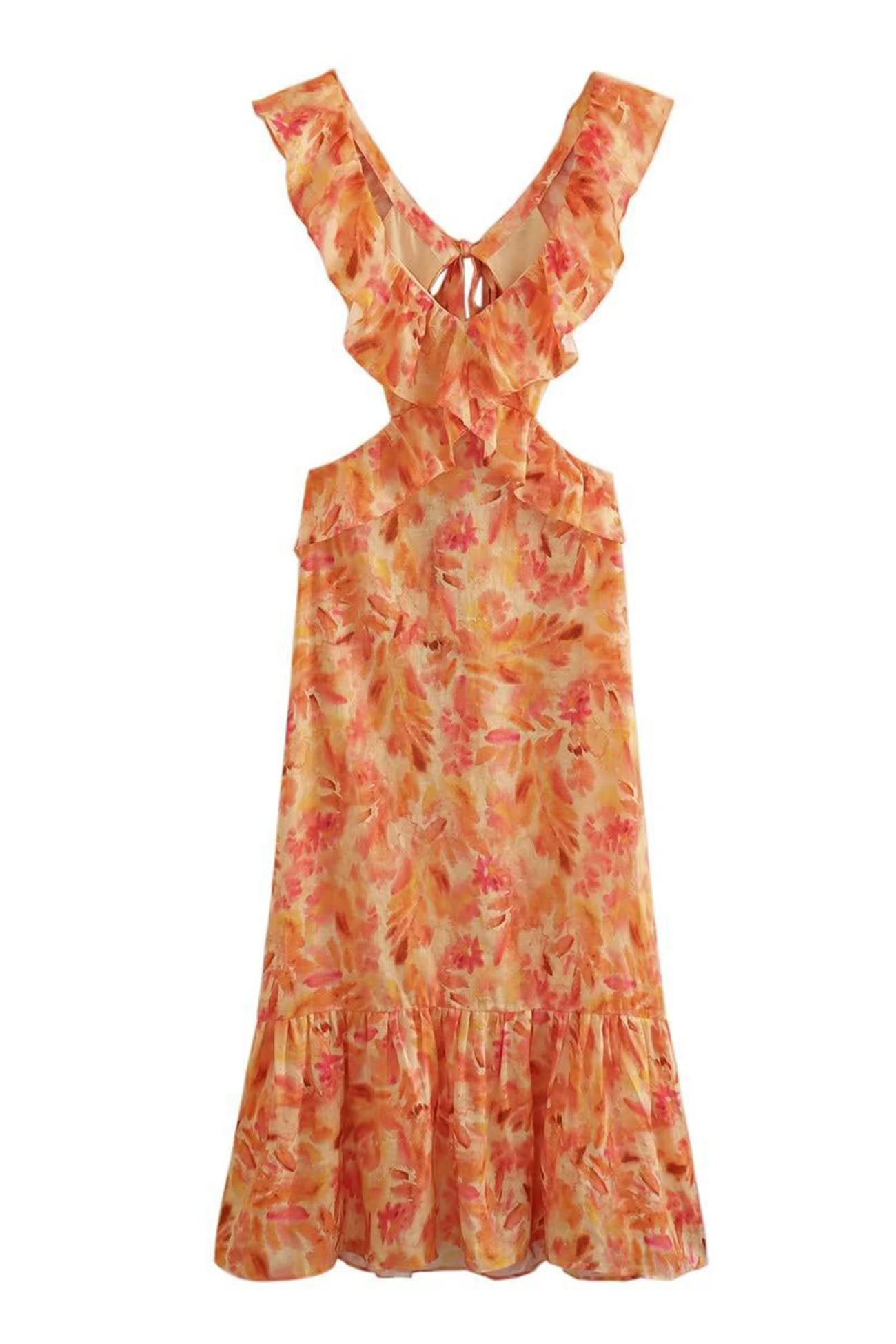Ariella | Ruffled Floral Dress