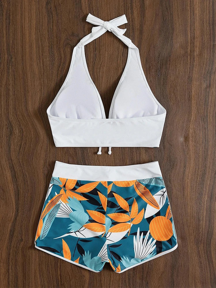 Thea | Feminine Bikini Set High Waist