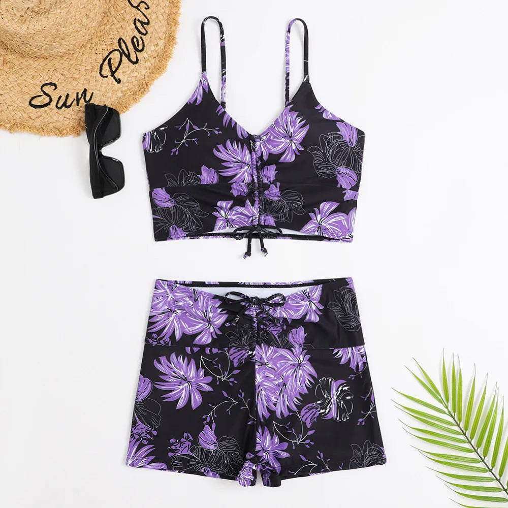Petra | Feminine Bikini With Floral Print