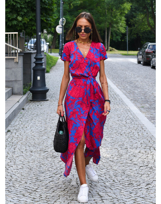Grace | V-Neck Summer Dress With Tummy Covering Limited Stock
