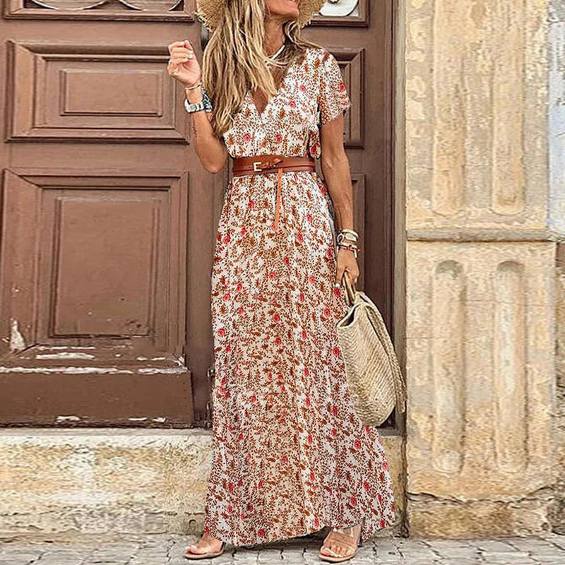 Isla | Boho Maxi Dress With Slit
