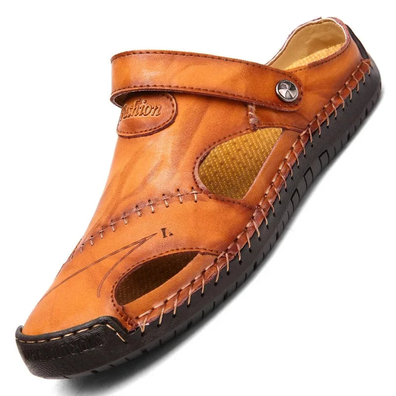 Liam | Hand-Stitched Leather Outdoor Sandals