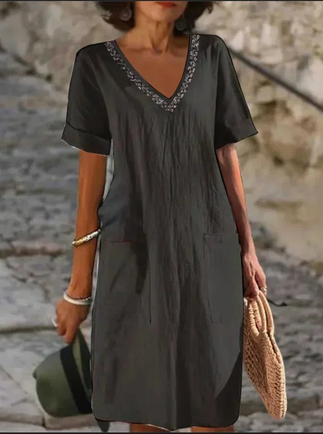 Samanta | Elegant Tummy Coverage Dress
