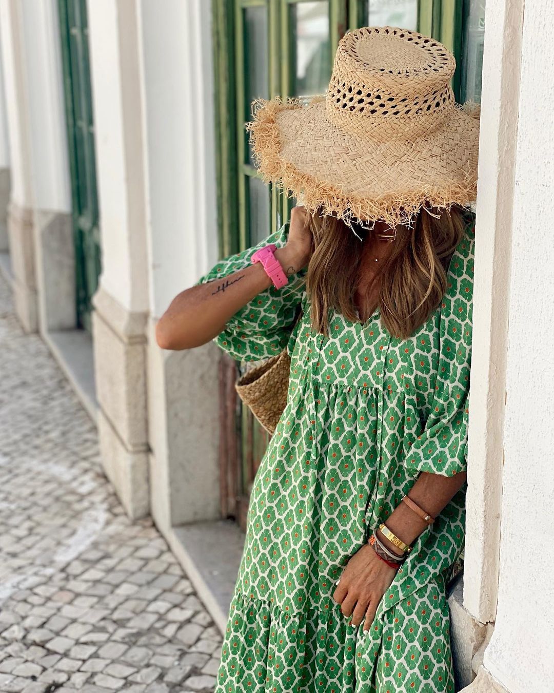Susan | Bohemian Long Dress With Belly Hider Limited Stock