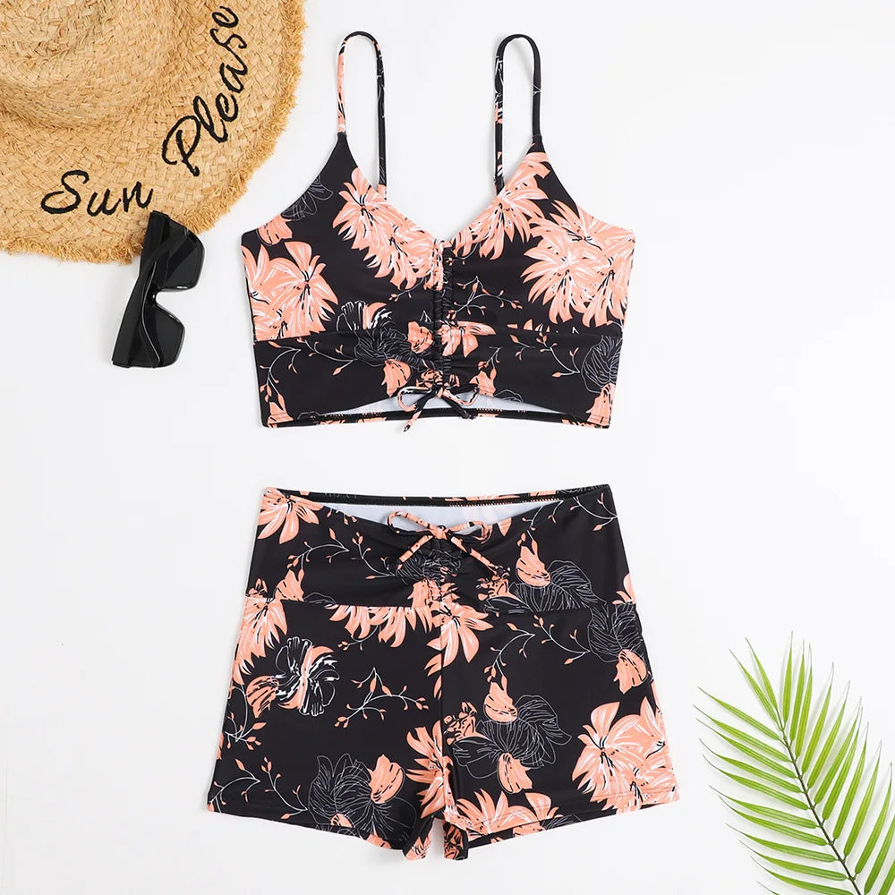Petra | Feminine Bikini With Floral Print