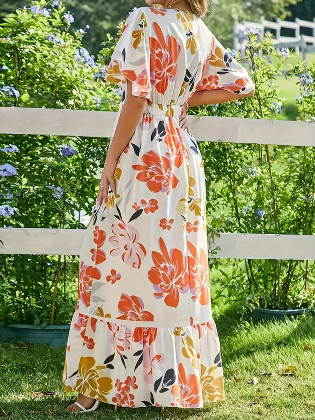 Elina | Summer Dress With Floral Pattern