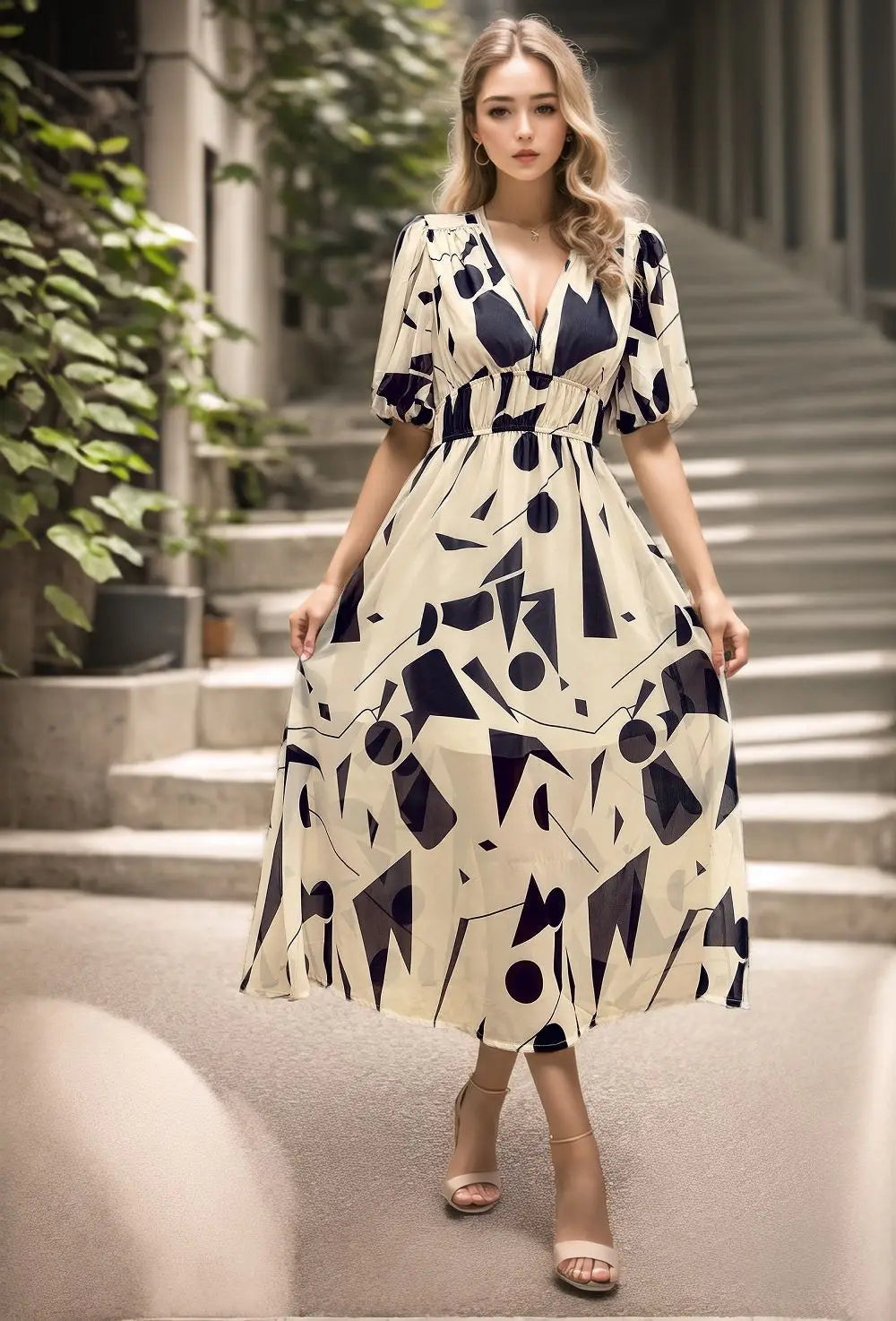 Celestine | Floral Midi Dress