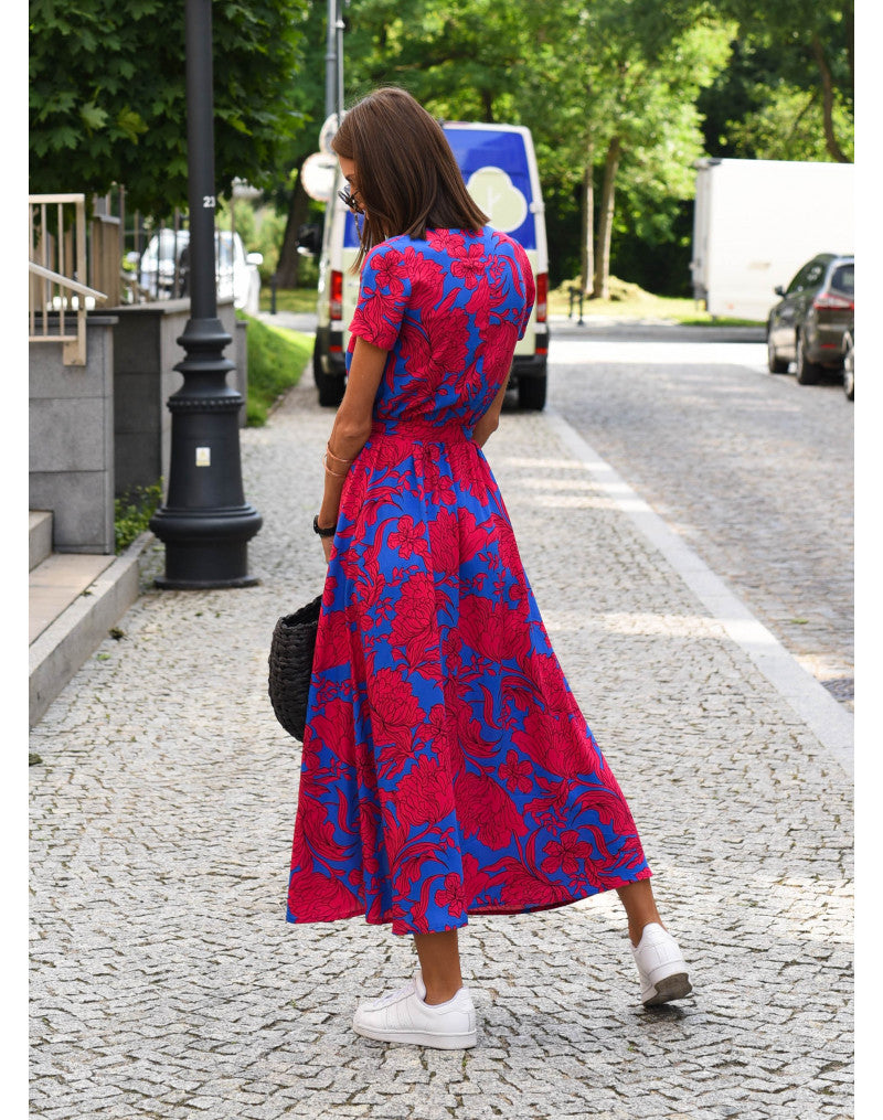 Grace | V-Neck Summer Dress With Tummy Covering Limited Stock