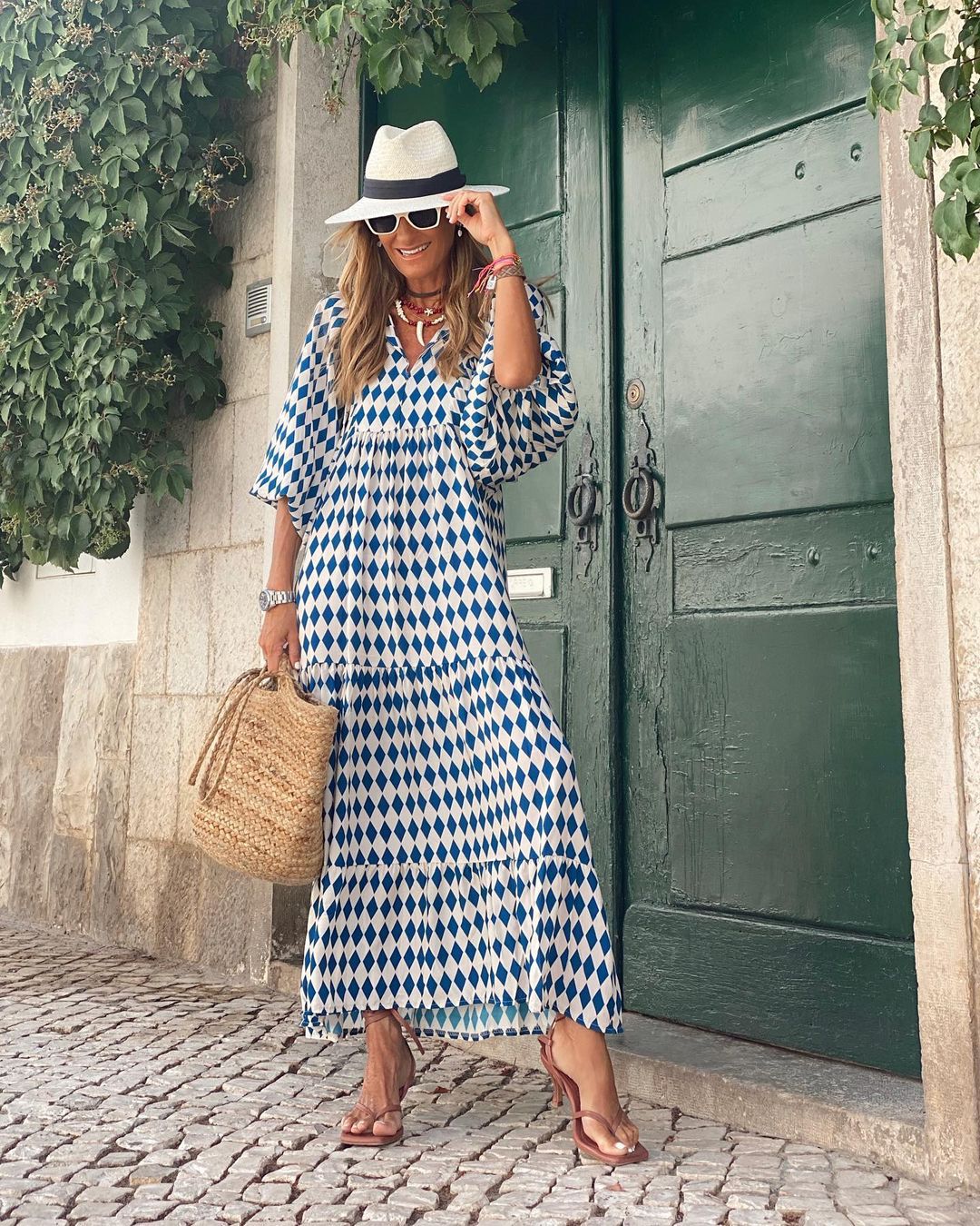 Susan | Bohemian Long Dress With Belly Hider Limited Stock