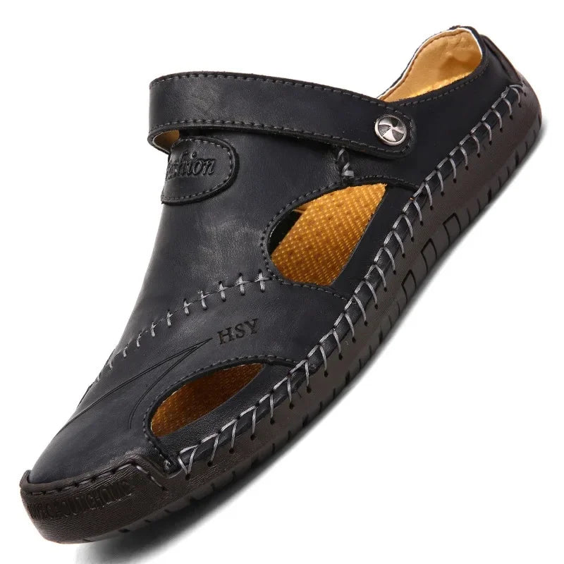 Liam | Hand-Stitched Leather Outdoor Sandals