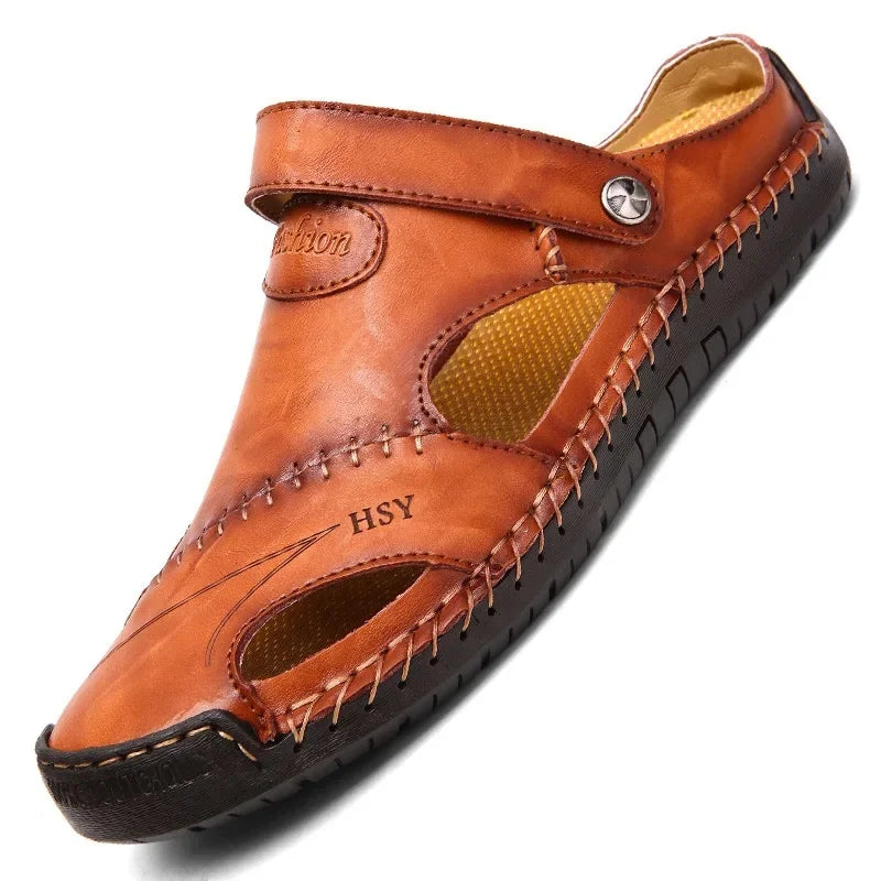Liam | Hand-Stitched Leather Outdoor Sandals