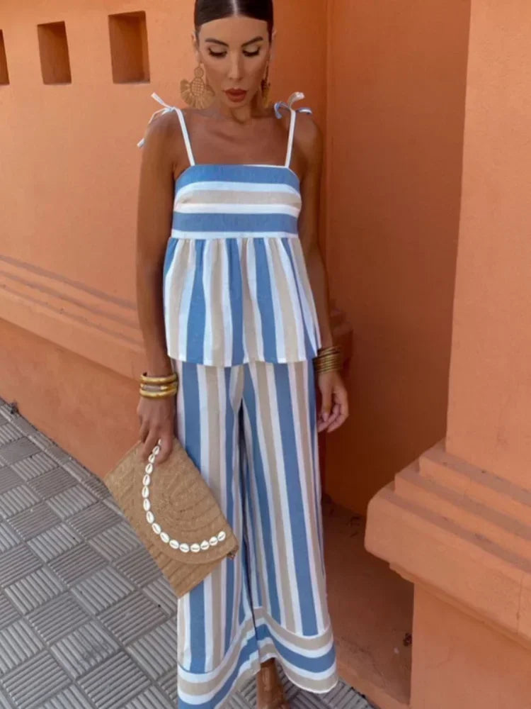 Hanne | Elegant Printed Summer Outfit For Women